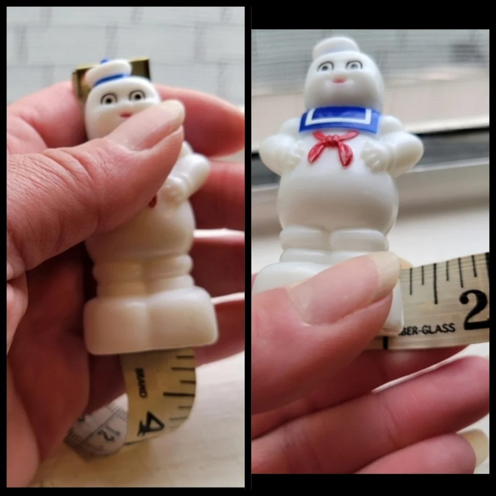 Vtg 80s 1984 Ghostbusters marketing Stay Puft marshmallow man pencil sharpener